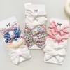 Haarzubehör 4/5pcs/Set Girls niedliche Druck Haarnadeln für Kinder Kinder Süße Haarclip Barrettes Baumwoll Bogen Baby Haarzubehör Geschenk Großhandel Großhandel