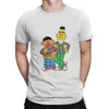 Maglietta da uomo Animazione cartone animato Stampato Stampa maschile Sesame Casual Sesame Street TV 80's Short Short Shirt Abbigliamento stampato