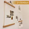 Frames 4Pcs Wood Magnetic Poster Hanger Natural Frame Painting Po Canvas Wall Art Craft