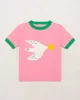 Clothing Sets 2024 New Summer M P Childrens T-shirts and shorts for boys and girls cute short sleeved T-shirt top d240514