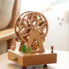 Figurine decorative Regali Musicale Music Music Box Wooden Box 10 Tipi a tema a mano.