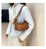 Sacs à bandouliers Brand Designer Pu Leather Women's Bag Retro Lock Crossbody Hobos Handsbag