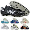 Zapatos de fútbol Copa Icono Federaciones Mundiales Pack Mundial .1 FG Core Calzado negro Metálico Fútbol Zapatos Alemania Argentina España Alemania México Cadrillo azul cielo