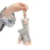 Schöne Plüsch niedliche Spielzeugschlüsselkainer Alpaka Japanische Alpakas weich gefüllte Schaf Lama Animal Dolls Keychain Doll 18cm s