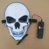 LED New Halloween Weihnachtsmasken Skelett Leuchte Maskterror Cosplay Scary Masken Diy Maske GLOW Partys Supplies s s