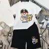 Set di abbigliamento da design Fashio per bambini maglietta per bambini Little Pirate Bear Camel Shorts Monogram Fashion British Fashion Brand Summer Childrens Treasures Cotton Aaaaa