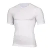 Mens Slimming Shaper Posture Vest Mens Compression T-shirt Body Building Fat Burn Chest Tummy Shirt Slim Dry Quick Under Shirt 240514