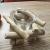 Kandelhouders Noordse zwevende houten kandelaar Wood Vintage Tealight Holder Glass Cup Wedding Home Decor