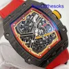 آخر RM Wrist Watch RM67-02 ساعة ميكانيكية أوتوماتيكية RM6702 German Limited Edition NTPT Fashion معصم عرضي