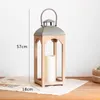 Bandlers Wedding Long Retro Retro Hather Designer Decor Lantern Stick Wood Nordic Centro de Mesa Accessoires de maison ZP50ZT