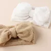 Acessórios para o cabelo Novo verão respirável Baby Mesh Bandas de cabeça Top Knot Double Bows