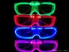 Lunettes de lampe de poche LED Cold Light Eyewear Style Multi-Color Party Prop Part de Noël Décorer Ornement 1 99MW FF6139913