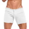 Pantaloncini da uomo uomo atletico estate cohring slim fit al di sopra del ginocchio a colori solidi vacanze sport pantaloni per homewear