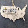 Decorative Figurines 2024 Totals Solar Eclipses Ornament Party Supplies Pendants C9GA