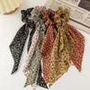 Ribbon Floral Scrunchies Fleur Scarpe Scarnage Scrunchies Bandana Hair Tie Hair Swarves Hair Ribbons Ponytail Holders Bow Scrunchies Hair Accessoires pour femmes