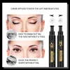 Eye-liner à tête double QINI COLOI QINI COLLE ENEYELINE ARRÉPRÉPORT SÉCHEUR RAPIDE Eyeliner d'ailes gauche et droite 2 PCS