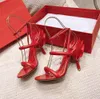 Projektant mody High Heels Spointy Sandals Sandals Uzbidnik Seksowne obcasy obcasy damskie sukienki Buty Jakość Zwrócone poczucie projektowania imprezy na wysokim obcasie