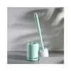 Toilet Brushes Holders Sile Brush For Wc Accessories Add Detergent Wall-Mounted Cleaning Tools Home Bathroom Sets Drop Delivery Ga Dhcoz