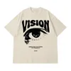 T-shirt masculin surdimensionné 100% coton graphique graphique coréen Summer Y2k Tops Tees Streetwear HARAJUKU CARCHES AESTHÉTÉES CHEPINES 240510