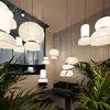 Lanterna de lanterna chinesa Candelieiro de arte Decoração de arte Designer Lâmpada LED para quarto sala de jantar em casa iluminação pendente à mão feita à mão