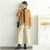 Etnisk kläder Bomulls quiltad kinesisk stil Kvinnor Winter Coat Tang Suit Vintage Thick Warm Hanfu Outwear Ladies Tops 11736 Drop Del Dhtxm