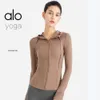Desginer Aloe Yoga Jacket Top Shirt Clothe Short Woman Hoodie High Elasticity Mesh Coat Spring and Autumn Quick Drying Slim Fit Long Nude Sports for Women