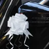 Decorazione per feste 30 pezzi di brow rosetta fiocco di ribboncini per auto bianche HME