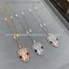 Necklace Designer for Woman Bulgarie Luxury Charm snake Necklace Baojia Full Diamond Snake Head Necklace High Version Snake Shaped Pendant Trendy High End Small and