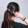 Hårtillbehör 30/50/100st Kvinnor Mixed Color Headband Basic Elastic Hair Clip Accessories Ponytail D240513