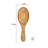 Saç Fırçaları Bambu Arıkma Fırçası Kavisli Mas Tomberi Taşınabilir Hair Frush, Kadınlar İçin Taşınabilir Hair Fırın