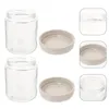 Storage Bottles 2 Pcs Airtight Jars Glass Sealed Grains Kitchen Canisters Food Containers Lids Coffee Bean Dried Fruit Multigrain Tank