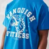 Sports Vq Fitness Style Short Short Short Shirt Man S che corre un abito da esercizio hip hop cotone casual UIT