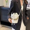 10a Fashion Balde Cadeir Cabeça Bolsa de lazer de beleza One feminino de bolsa coreana Moda de moda de moda de bolsa de bolsa de mão ombro Cros LFED