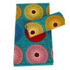 6ヤード/ロットアフリカンバティック生地ポリエステルマテリアルサークルパターン女性縫製ファブリックFP6544 240511