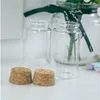 47x90x33mm 100ml Cork Boş Jars ile Küçük Cam Şişeler Ev Dekorasyonu için Flakon Artware Craftwork 24 PCS DKTBL