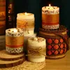 5pcs velas de café criativo feijão de velas perfumadas decoração doméstica doméstica pilar de cera de cera velas de casamento velas de jantar de velas de spa romântico velas