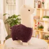 28-38cm Cute Alpaca Plush Toys Fashion Animal Soft Stuffed Dolls Office Chair Sofa Kawaii Pillows Birthday Gift for Boys Girls