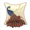 Kissenkomplex Stickerei Cover Home Decor Peacock Dekorative Wurfkissen Kissenbezug Pillowsham 45x45 cm/30x50 cm