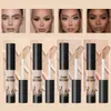 Hellokiss concealer to cover facial spots, acne marks, black eye circles, brighten three-dimensional moisturizing concealer