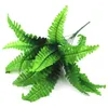 Fleurs décoratives Simulate Fern Artificial Mur Leaf Garland Plantes Green Fake Greenery Buissons Decoration Home Decor Accessoires