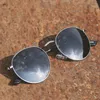 Okulary przeciwsłoneczne retro okrągłe mężczyźni spolaryzowani UV400 Summer Sun okulary męskie metalowe rama złota czarna zieleń