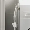 Krokar vägg hängande gap dra plast krok kök sovrum badrum rack gratis stansning spårlös dragande hushållsförvaring