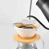 Praktisk kaffefilter kopp kan återanvändas rostsäker modern enkel dusch uniform droppfilter 240514
