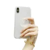 شفافة جولة قابلة للطي قبضة Tok Socket امتداد حامل الهاتف حامل الحلقة Finger for iPhone Huawei Xiaomi Tablet Stands