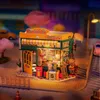 Архитектура/DIY House Rolife Dollhouse Rainbow Candy House DIY Миниатюрный дом для детей девочки Рождество подарки 3D деревянная головоломка смешные творческие игрушки