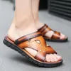 Heren zomer buitenleren slippers klassieke zachte sandalen Romeinse comfort Walking Shoes 230720 532 D SA