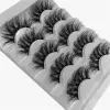 15 paies / 3pack Fluffy Faux Cons 8d Lash Eye Lash Natural Long Fake Coes Fils Dramatic Full Volume Messy Volume Faux Lashes