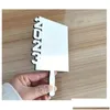 Party Favor Ups 2023 Sublimation Mdf Hand Paddle Church Fans Home Blank White Memorial Graduation Day Drop Delivery Garden Festive Sup Ot0Pt
