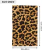 Towel Leopard Print Beach Wild Animal Skin Brown Cheetah Bath Pool Sand Proof Absorbent Quick Dry Blanket