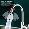 Küchenarmaturen Drei-Gang-Wasserhahn Filter Basin Einstellbarer Verlängerung Anti-Splash-Anschluss Ziellator Head Badezimmer A8W8